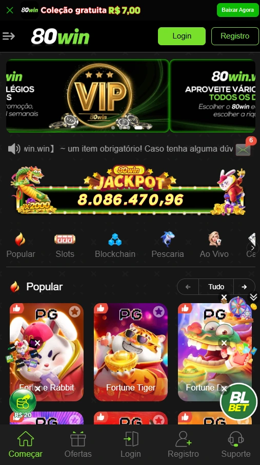 80win Cassino Online Brasil 2025 com Pix instantâneo, bônus exclusivos e jackpots milionários